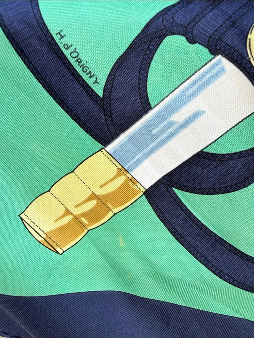 Hermes Eperon D’Or Silk Scarf - Flawed